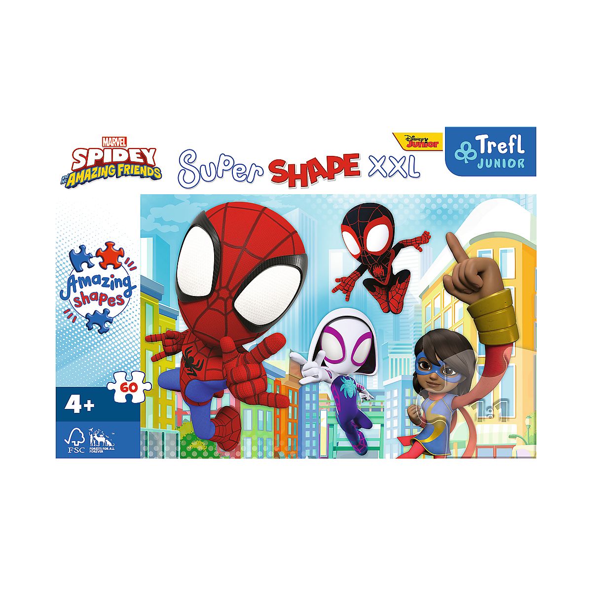 Puzzle Trefl Spiday XXL Sprytny Spiday 60 el. (50012)