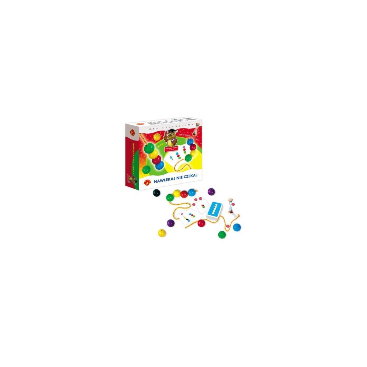 Gra logiczna nawlekaj nie czekaj mini Domino Alexander (5906018004137)