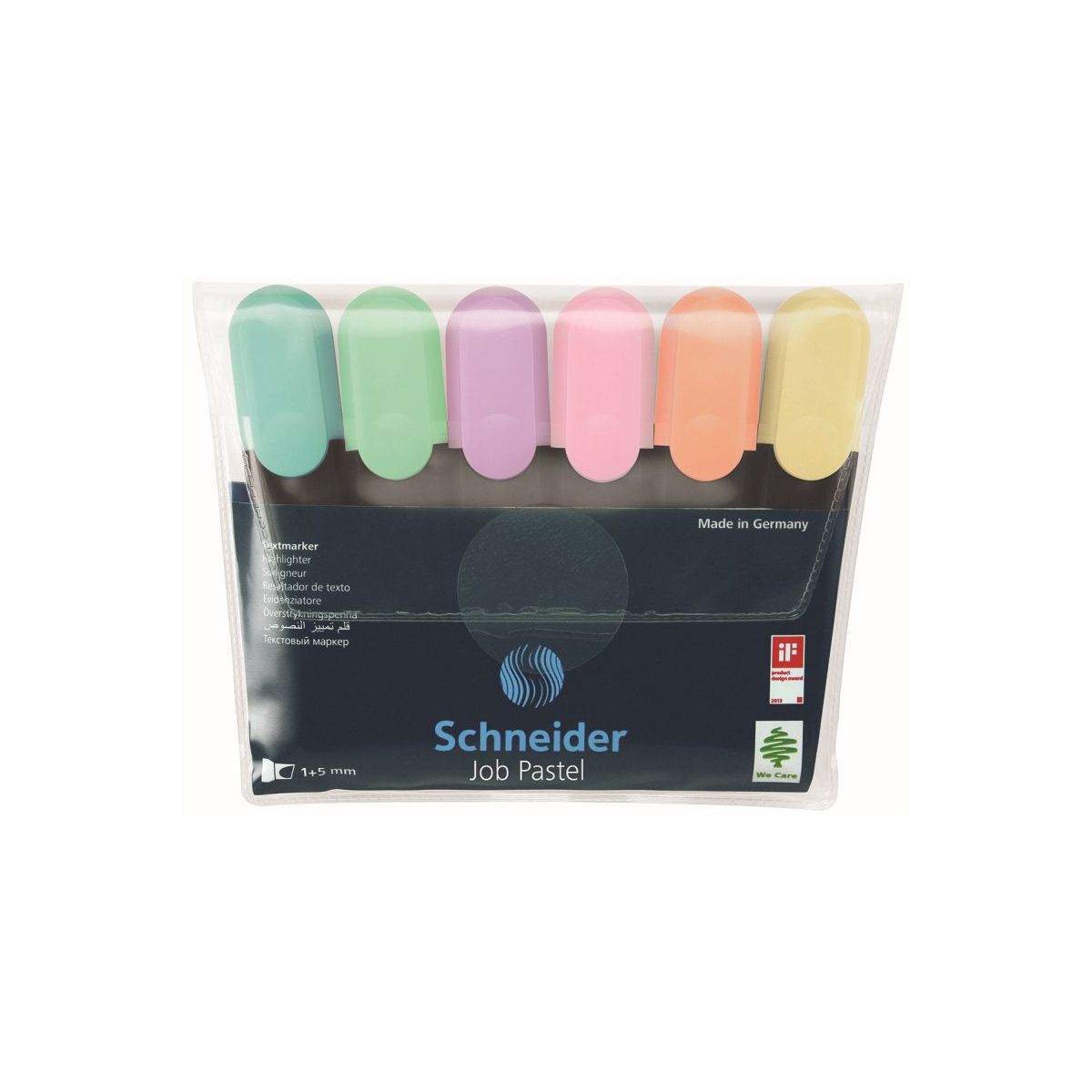 Zakreślacz Schneider Job Pastel mix 1-5mm (SR115097)