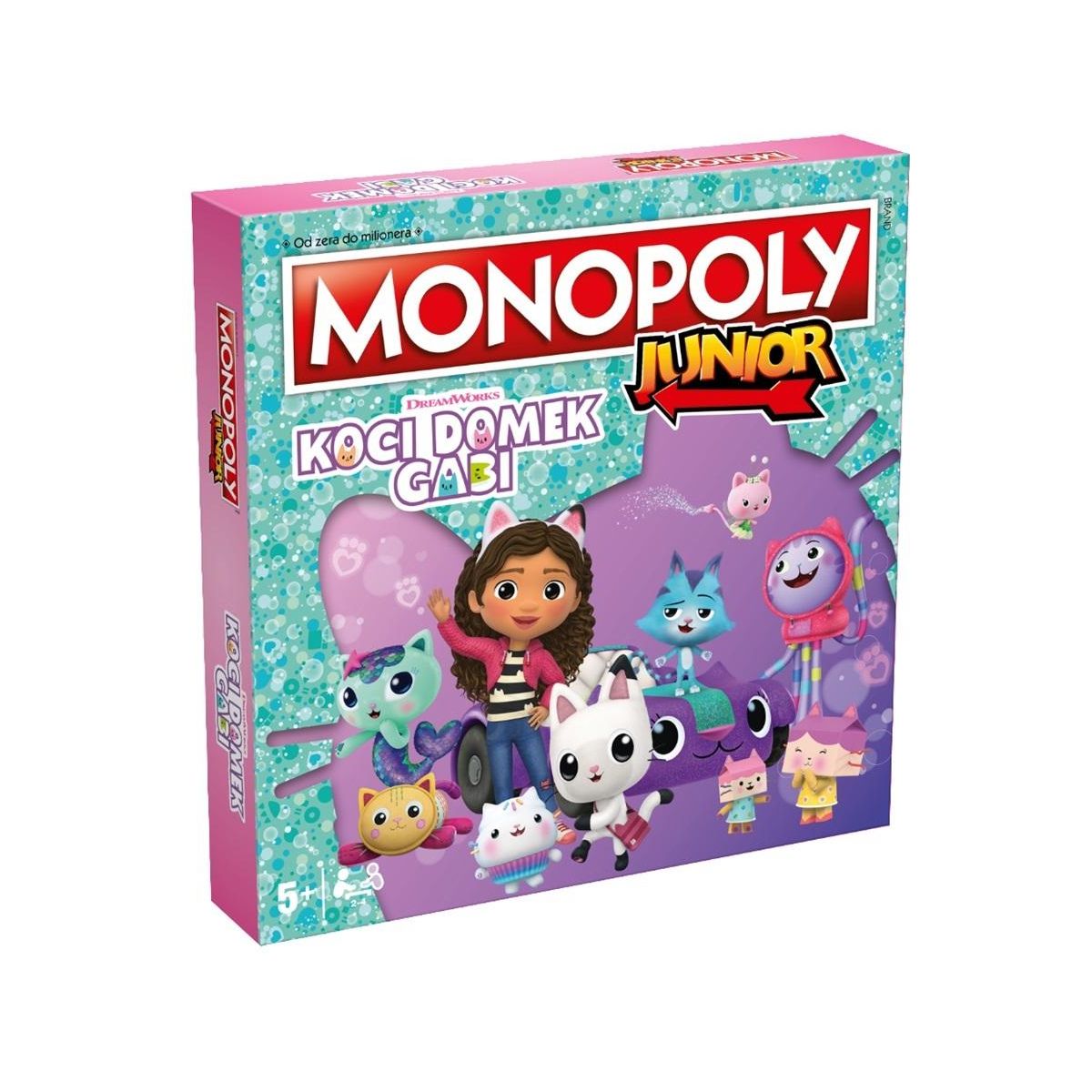 Gra planszowa Hasbro Monopoly Junior Koci Domek Gabi