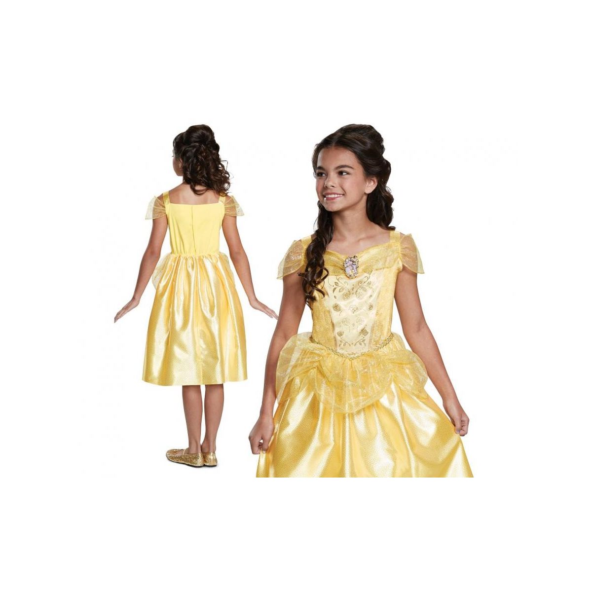 Kostium Godan Belle Classic - Princess (licencja), rozm. M (7-8 lat) (129509K)