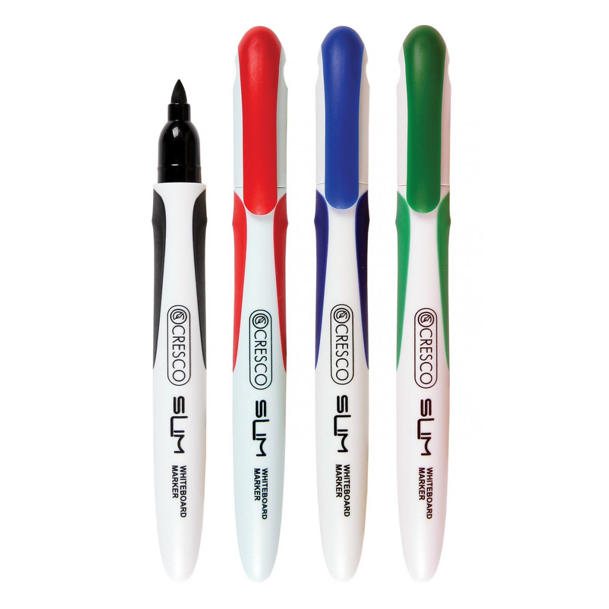 Marker suchościeralny Cresco Slim 4 kolory 1,0-2,0mm okrągła końcówka (270040)