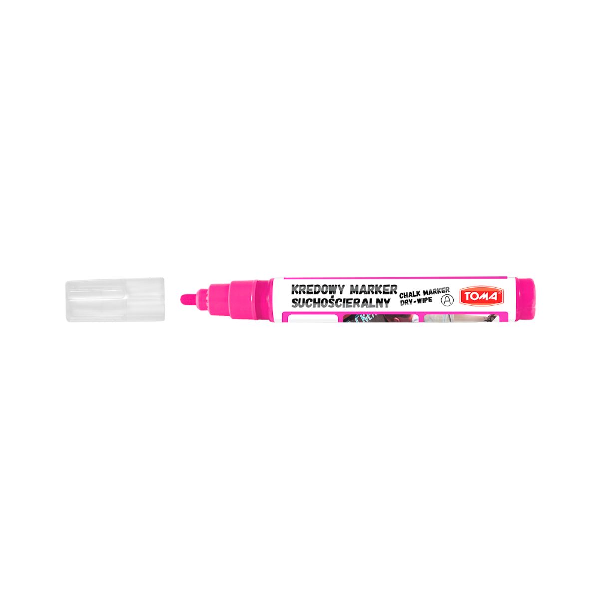Marker suchościeralny wkład różowy 4,5mm Toma