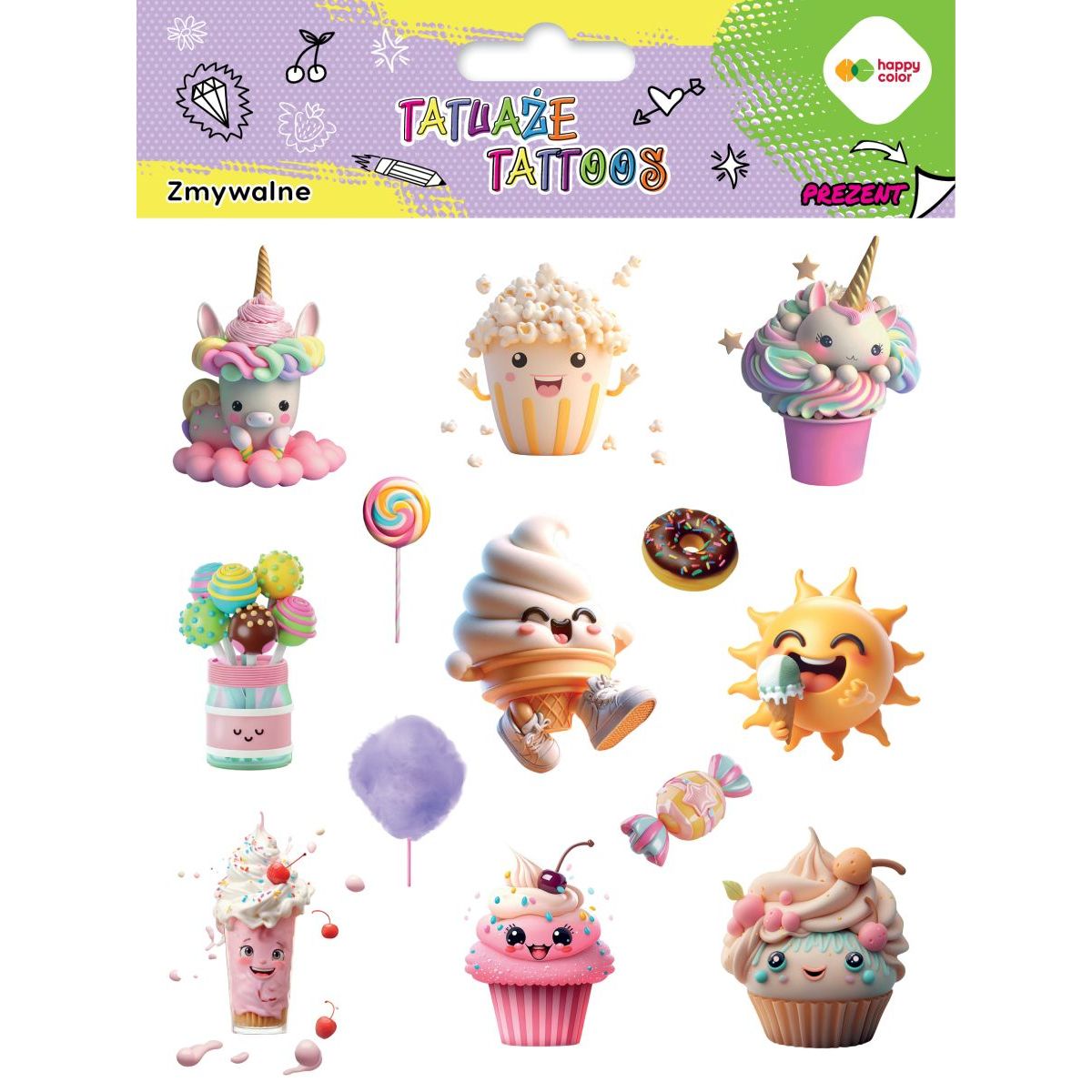 Tatuaż Happy Color SWEETS (HA 4261 1520-KS01)