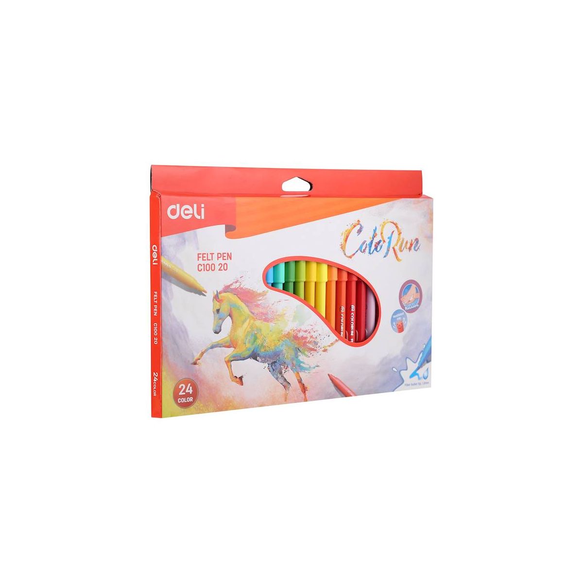 Flamaster COLORUN 24 kol. Deli (EC10020)