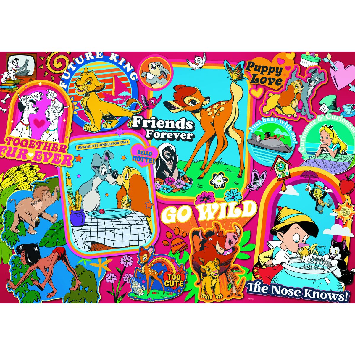 Puzzle Trefl Disney Na przestrzeni lat 500 el. (37465)