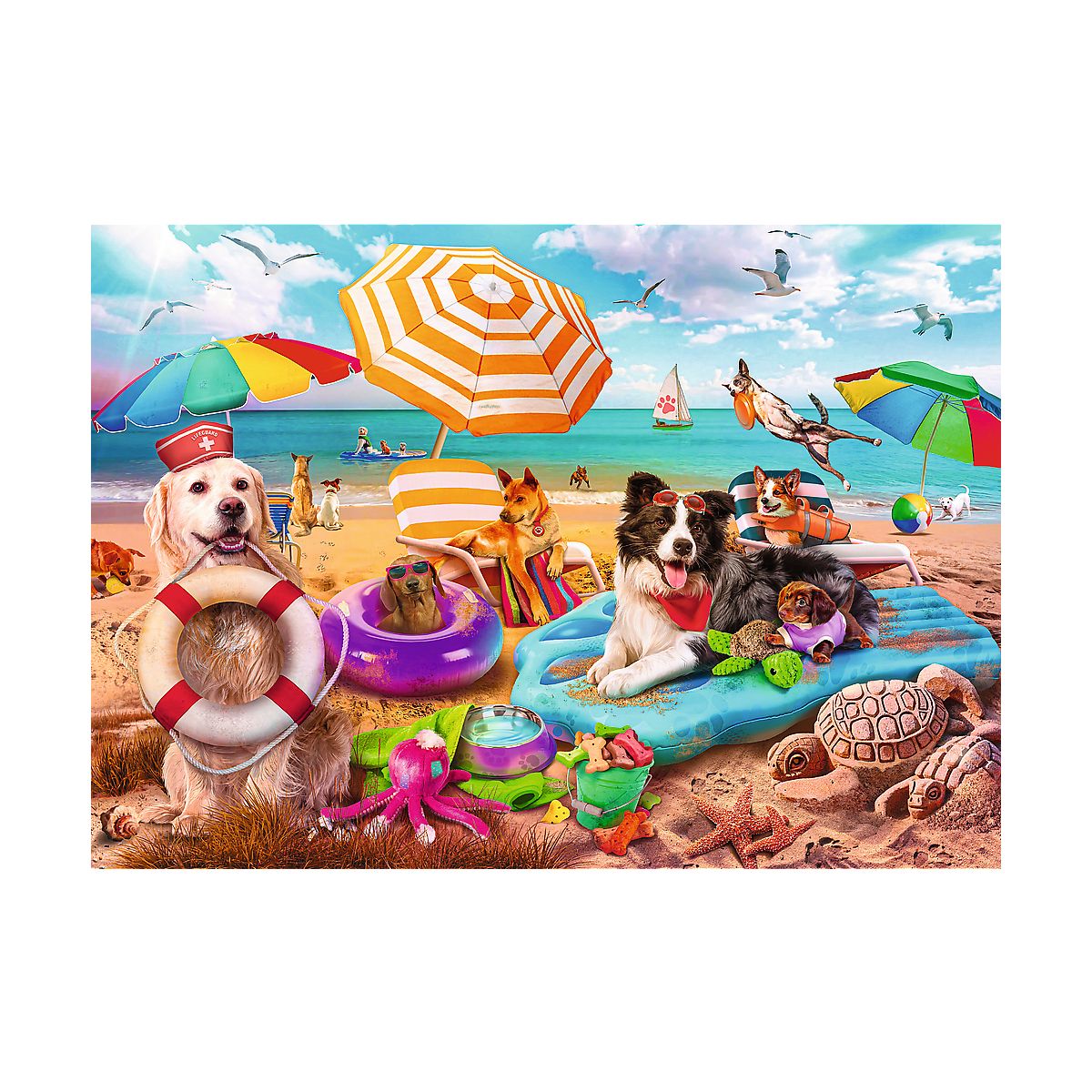 Puzzle Wakacyjny czas 2x500 el. Trefl (37533)