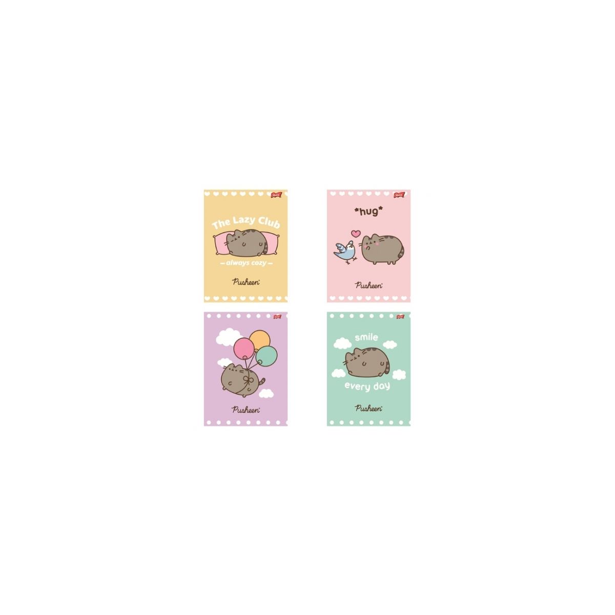Zeszyt Unipap Pusheen A5 32k. 70g krata