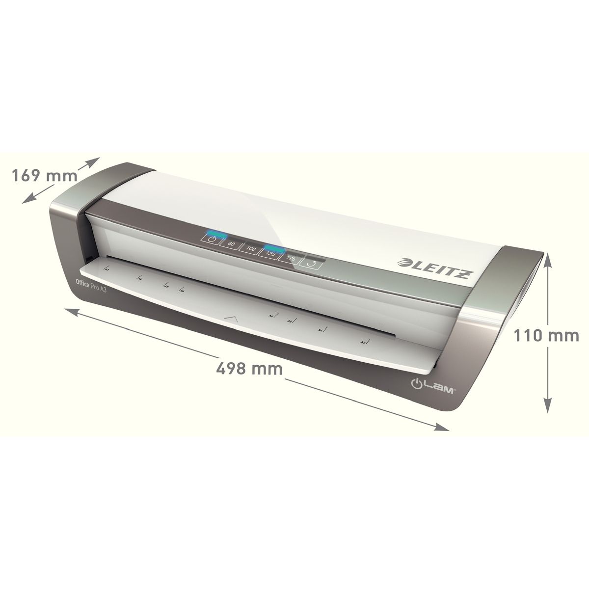 Laminator iLAM Office Pro A3 biało-szary Leitz (75180084)