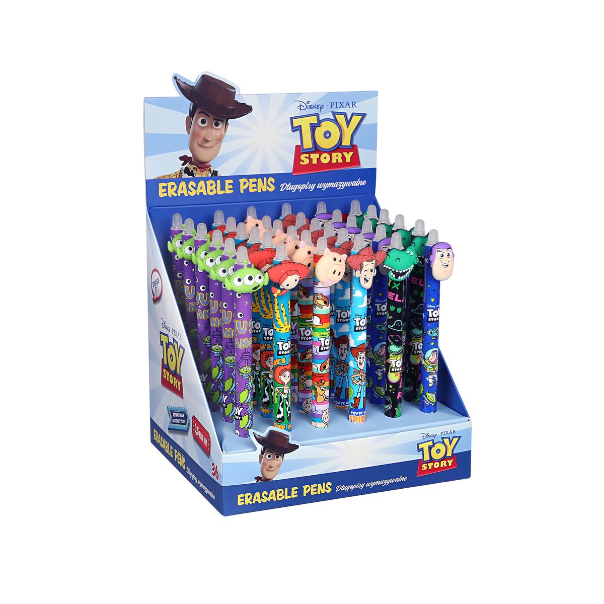 Długopis Toy Story wymazywalny niebieski 0,5mm Patio (78300PTR)