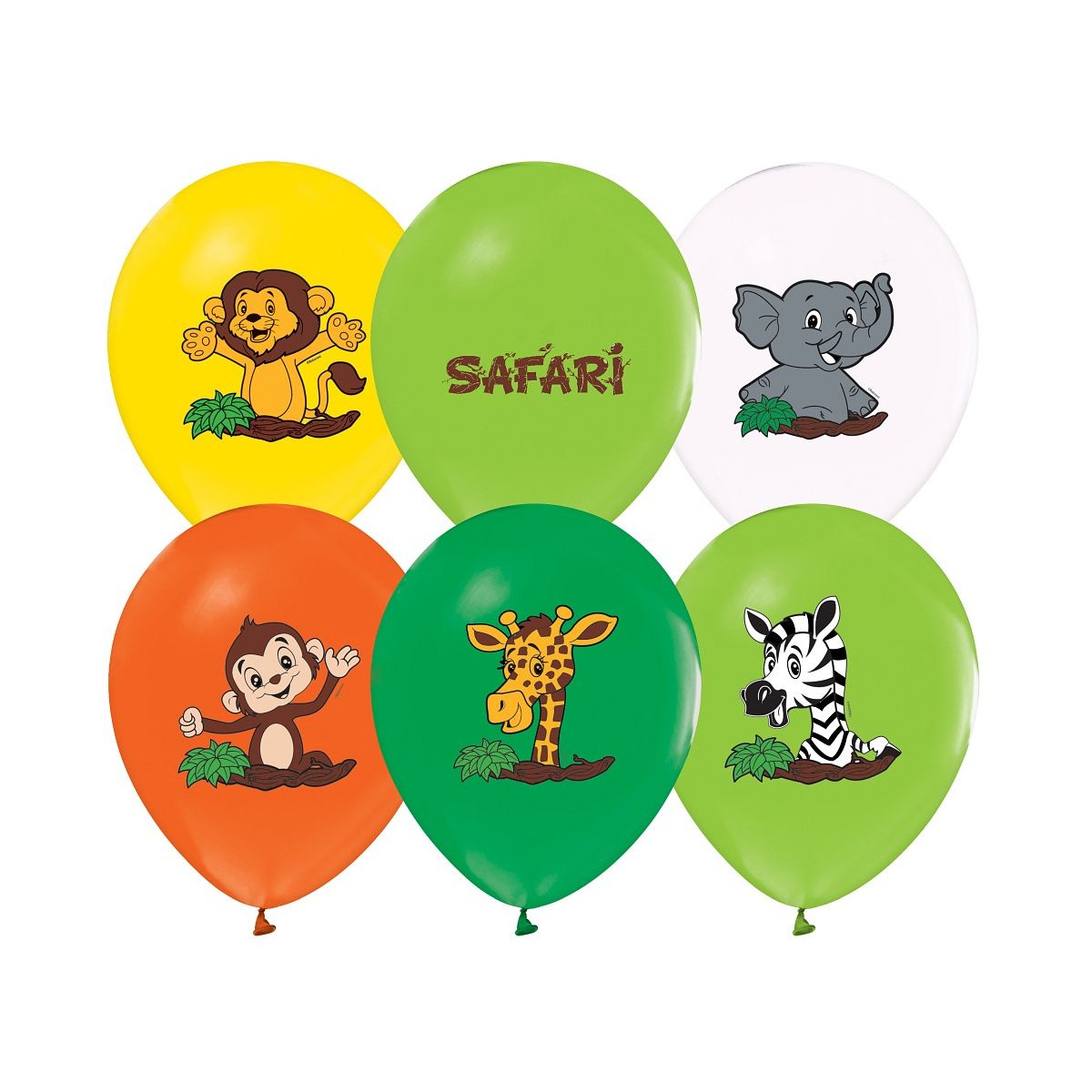 Balon gumowy Godan Safari 5szt. mix 300mm 12cal (GZ-SAF5)