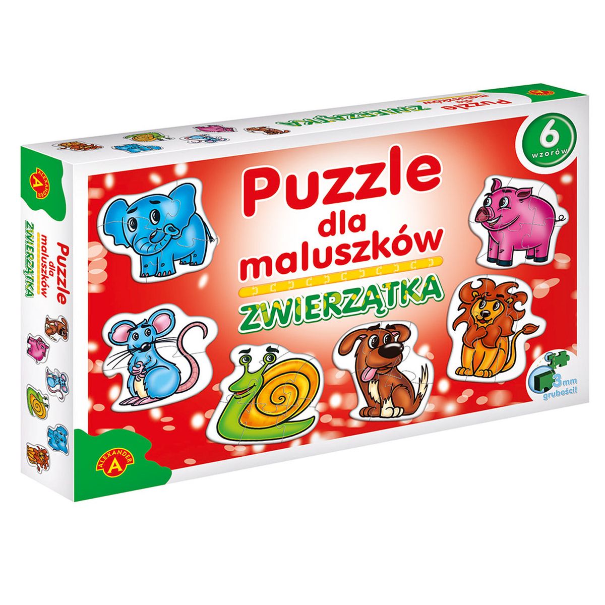 Puzzle ZWIERZĘTA DLA MALUCHÓW mix el. Alexander (5906018005356)
