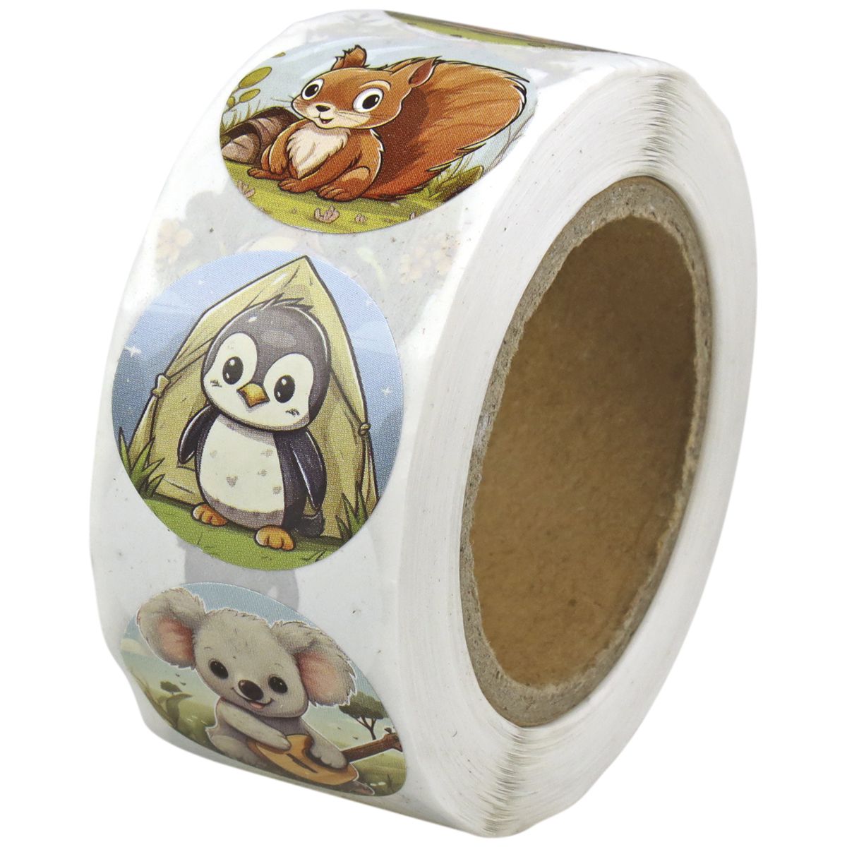 Naklejka (nalepka) Craft-Fun Series Małe zwierzątka Naklejki na rolce Titanum (25YQ-029)