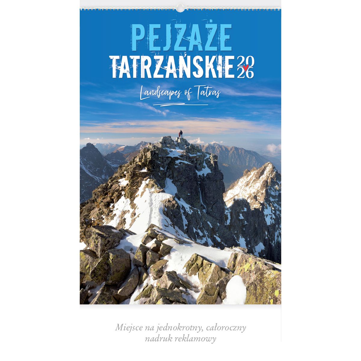 Kalendarz ścienny (401000) k:2915-377 PEJZAŻE TATRZAŃSKIE 13-planszowe 2024 320mm x 470mm Lucrum (RW05)