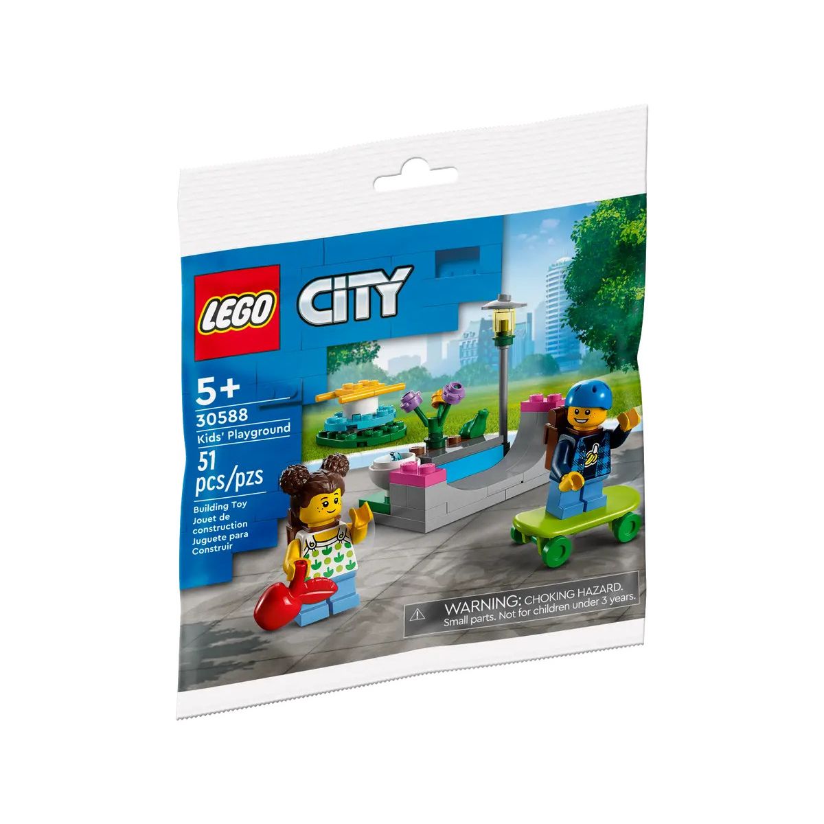 Klocki konstrukcyjne Lego City plac zabaw (30588)