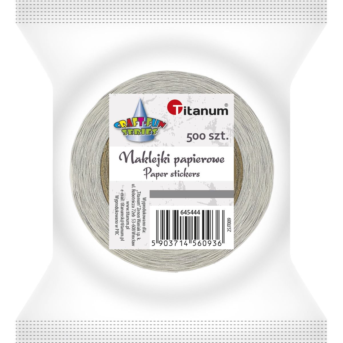 Naklejka (nalepka) Craft-Fun Series Serca Naklejki na rolce Titanum (25JT009)