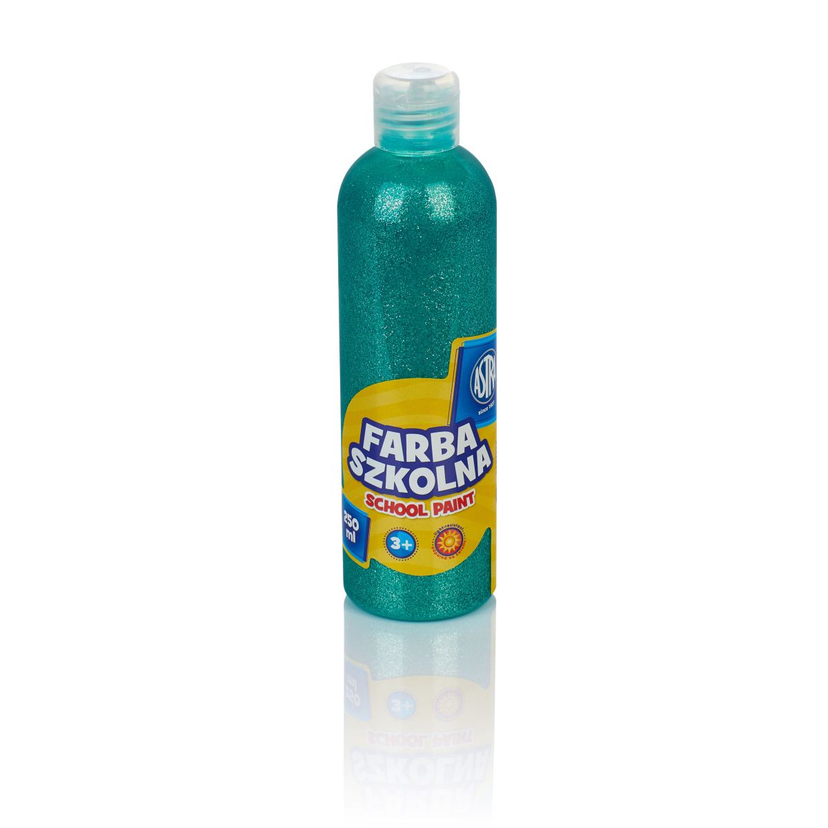 Farby plakatowe Astra szkolne kolor: zielony 250ml 1 kolor.