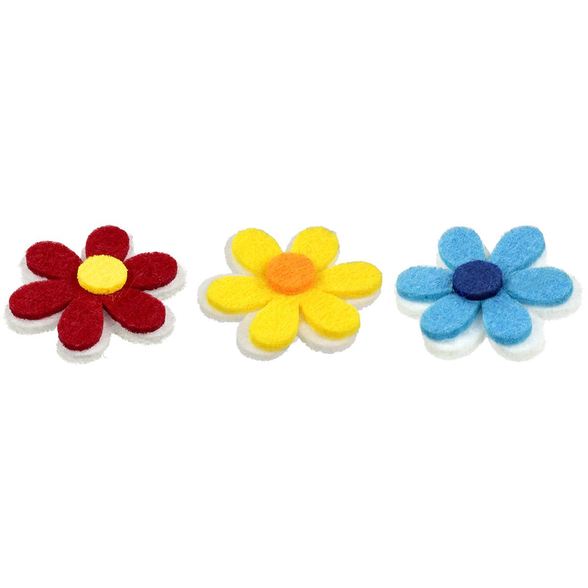 Ozdoba filcowa Titanum Craft-Fun Series kwiatki (20HY0402-24)