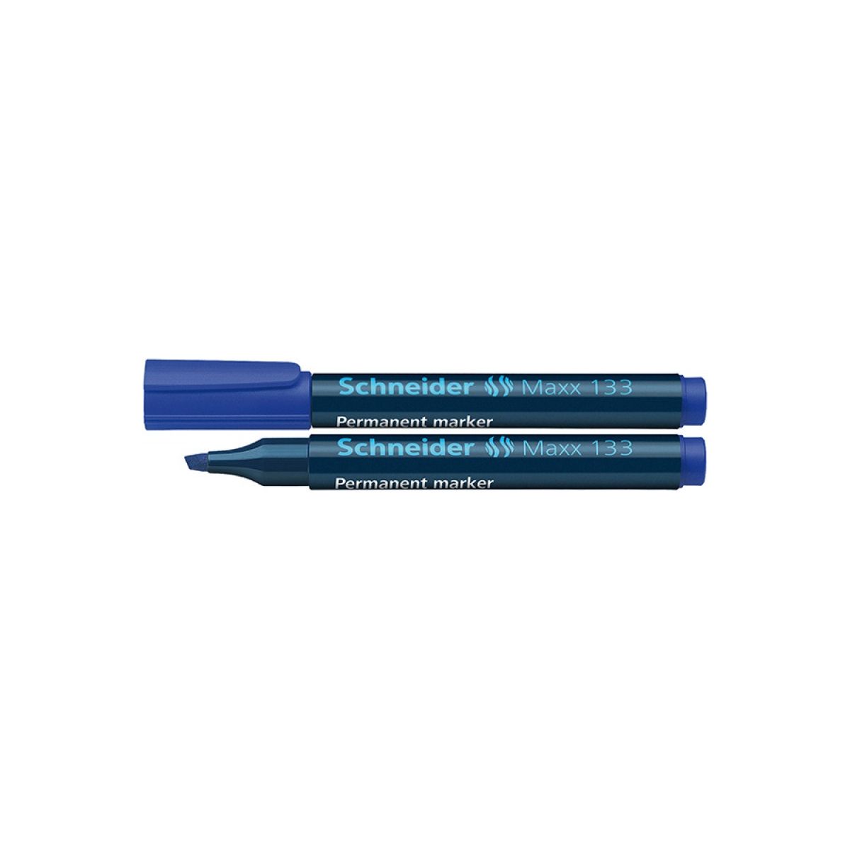 Marker permanentny Schneider Maxx 133 niebieski 1,0-3,0mm ścięta końcówka (SR113303)
