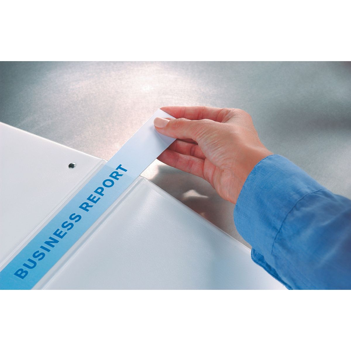 Segregator ofertowy Essentials A4 20mm niebieski Esselte (49757)