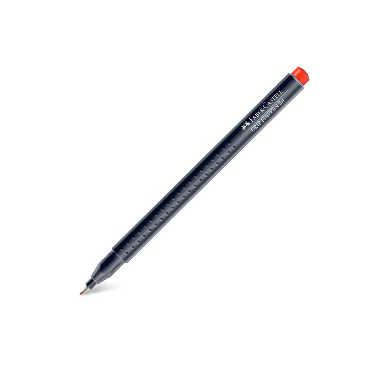 Cienkopis Faber-Castell Grip Finepen 0,4 pomarańczowy (FC151615)