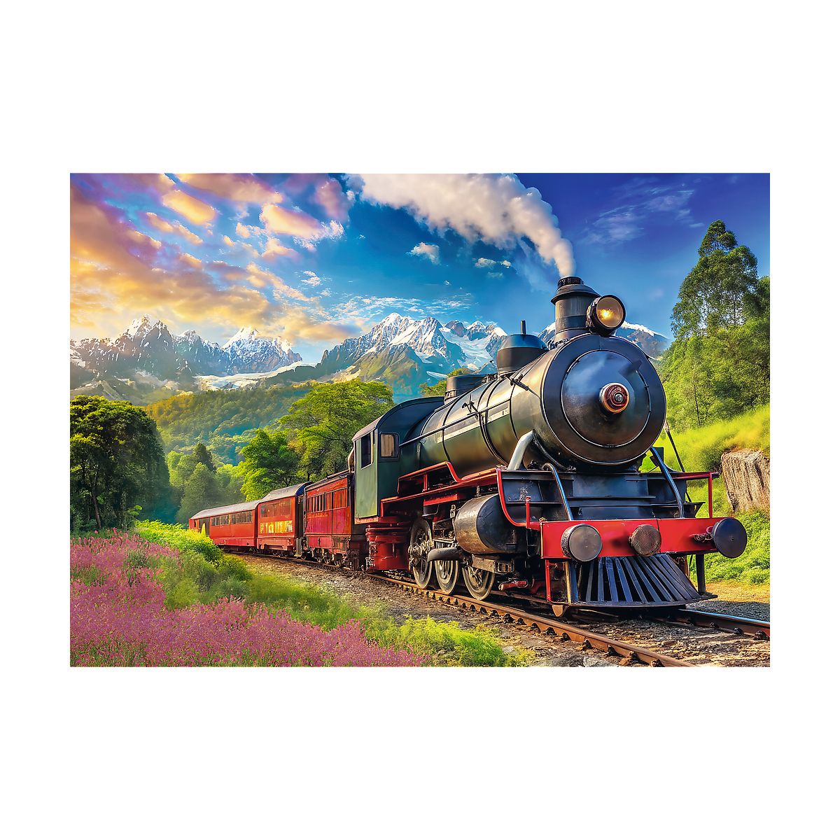 Puzzle Podróżę z pociągiem Trefl (10929)