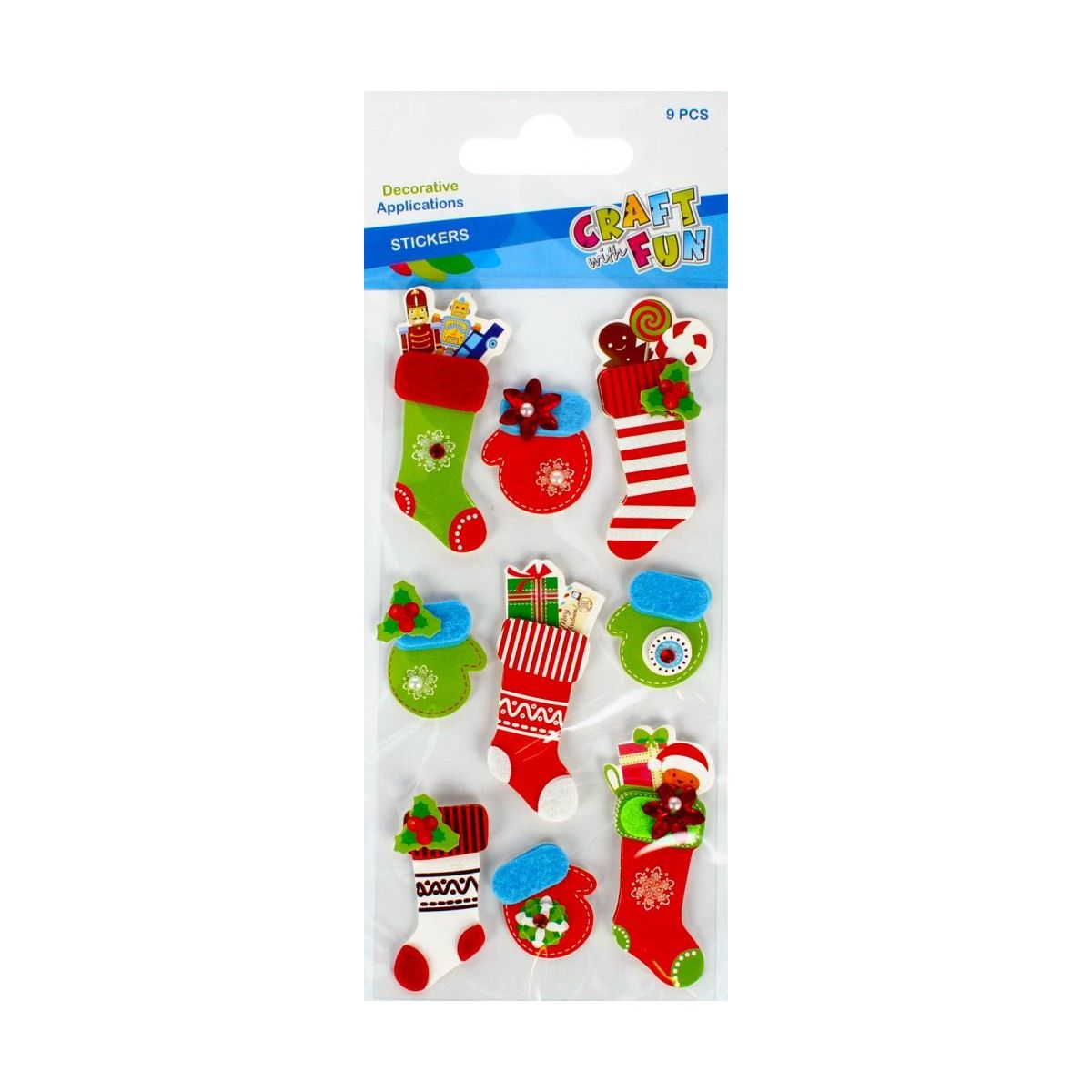 Naklejki świąteczne Craft with Fun (480414)