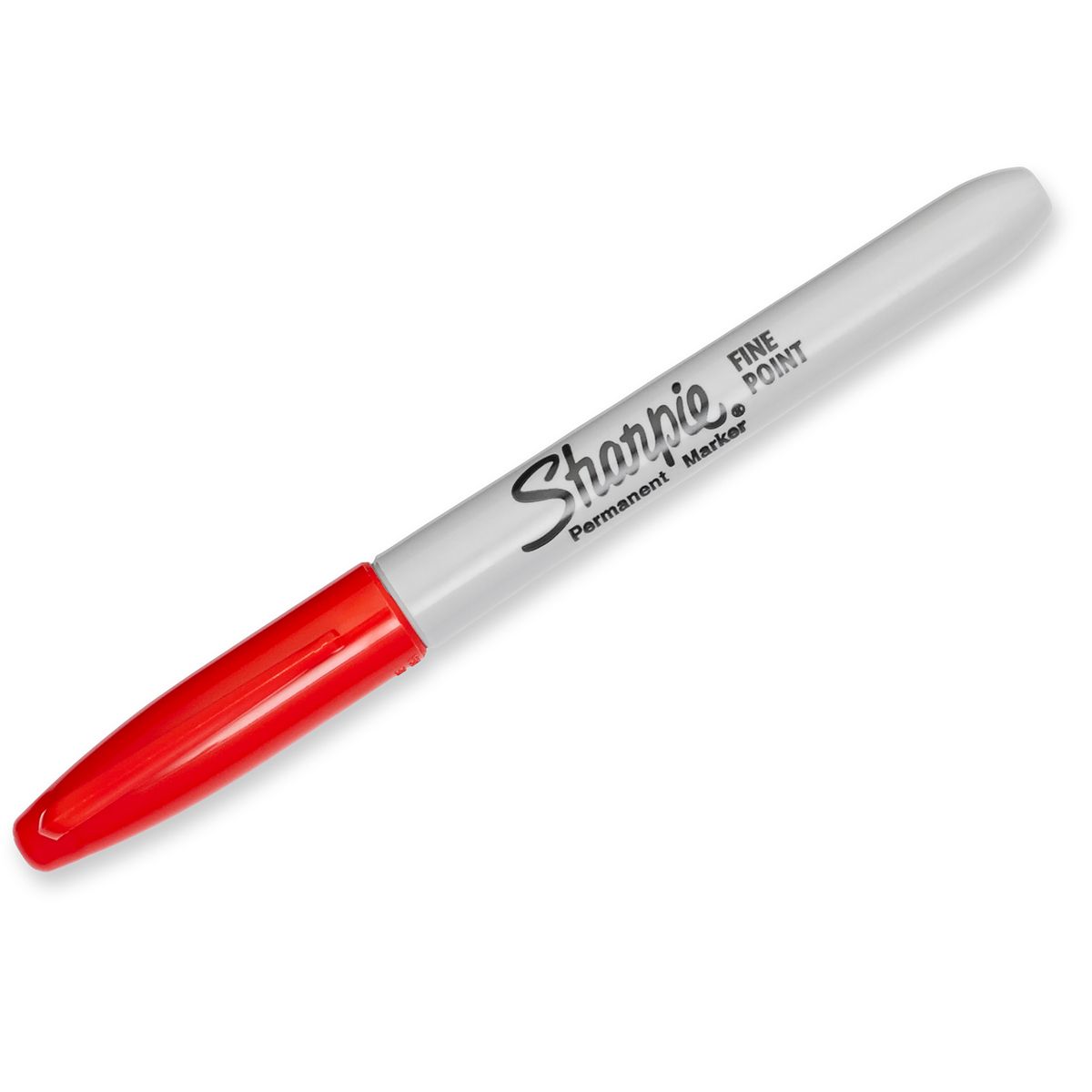 Marker permanentny Paper Mate czerwony okrągła końcówka