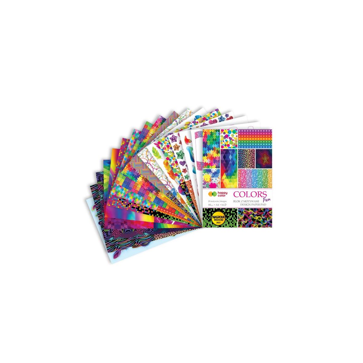 Blok artystyczny Happy Color A4 (HA 3808 2030-CF)