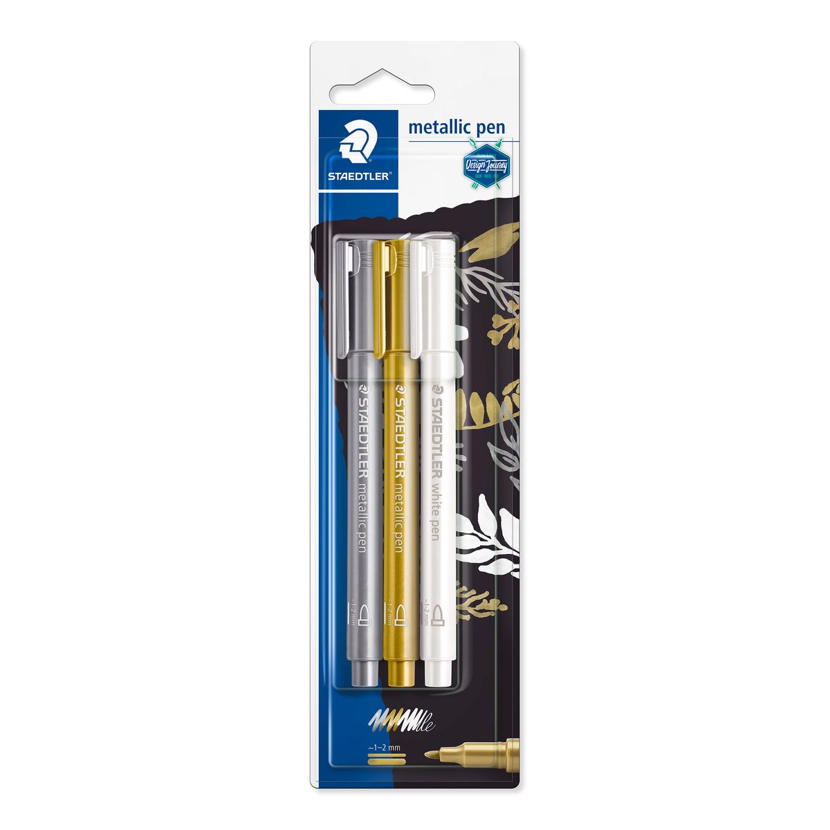 Marker permanentny melaiczny Staedtler (S 8323-S BK3)