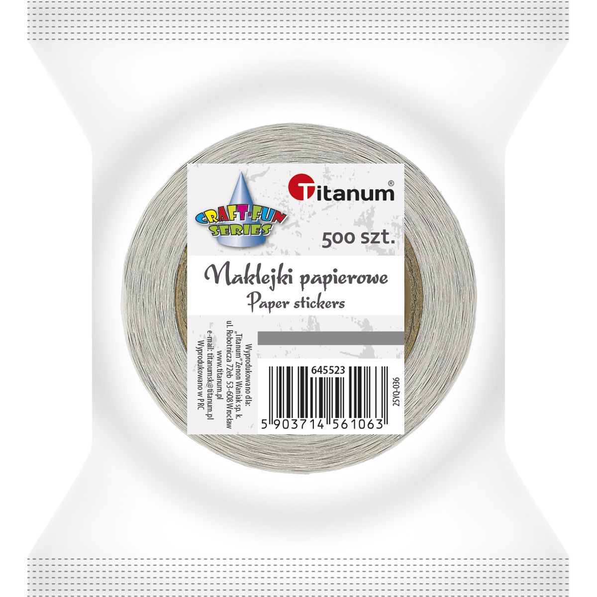 Naklejka (nalepka) Craft-Fun Series Jednorożce Naklejki na rolce Titanum (25YQ-036)