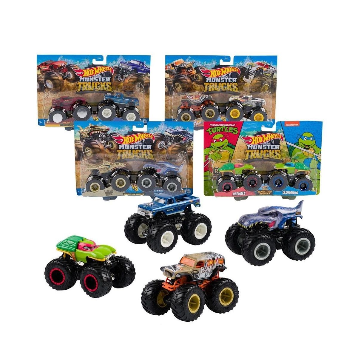 Samochód Monster Trucks 2 pack 1:64 Hot Wheels (FYJ64)