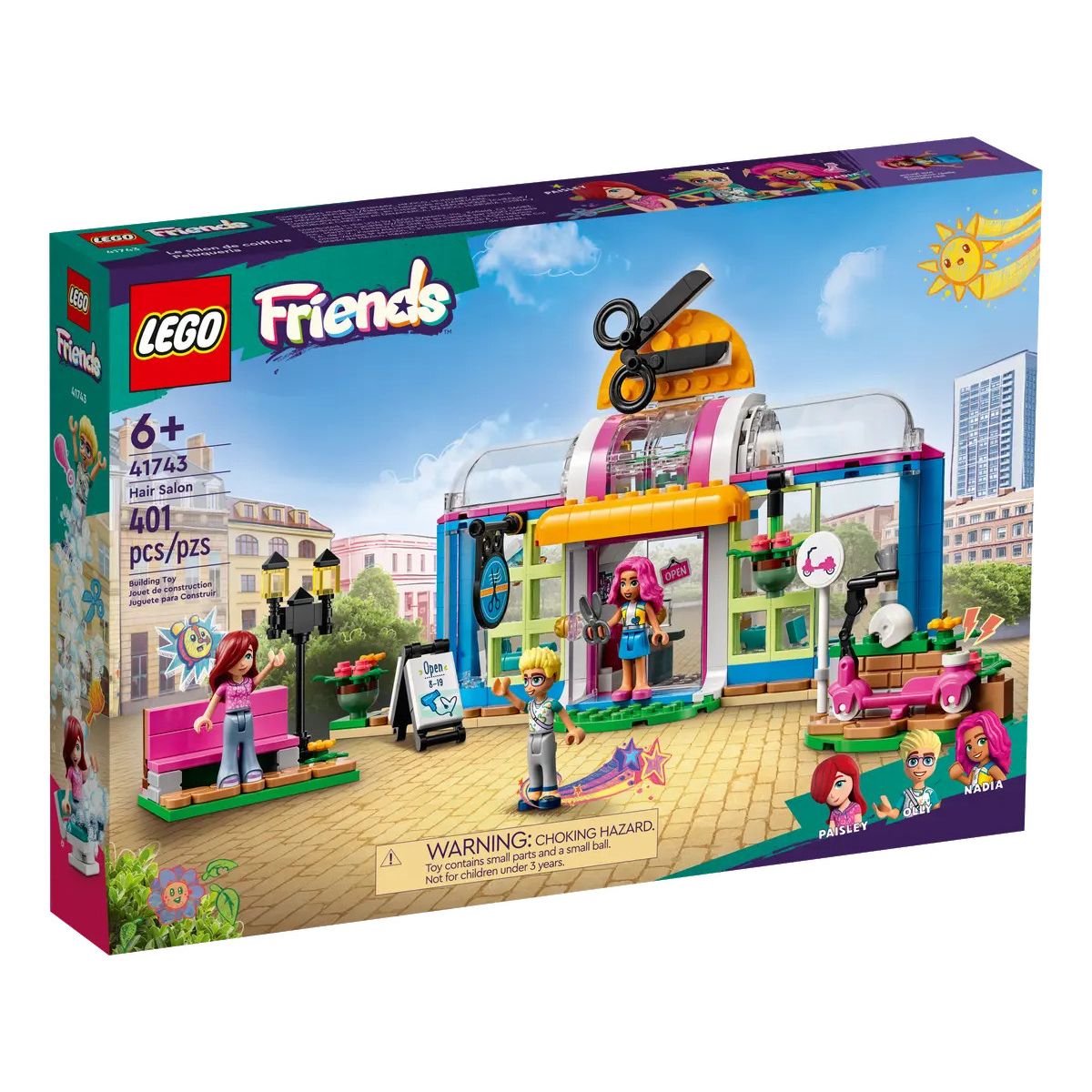 Klocki konstrukcyjne Lego Friends salon fryzjerski (41743)