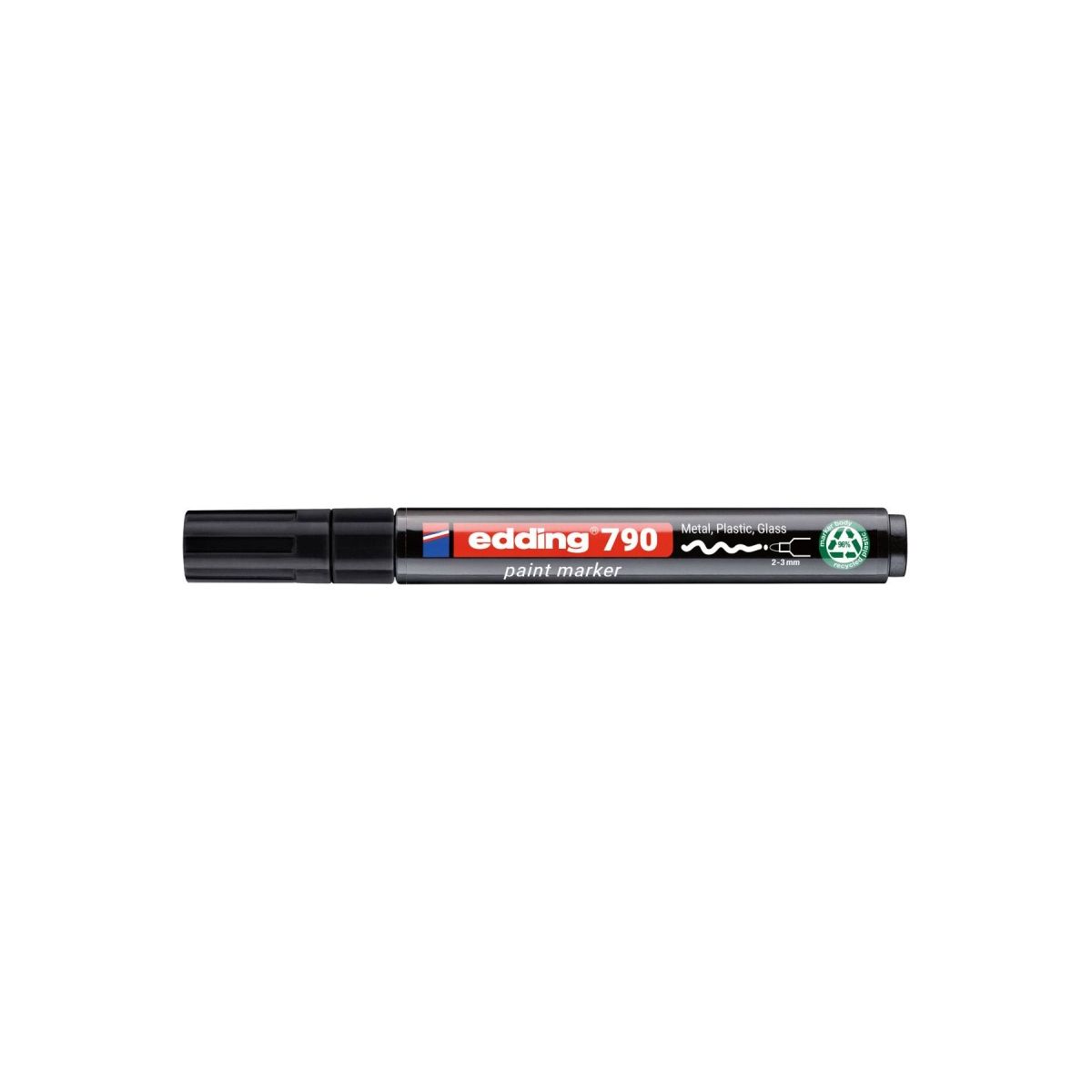 Marker olejowy Edding PCR E-790 czarny 2,0-3,0mm okrągła końcówka (ED-790PCR001)