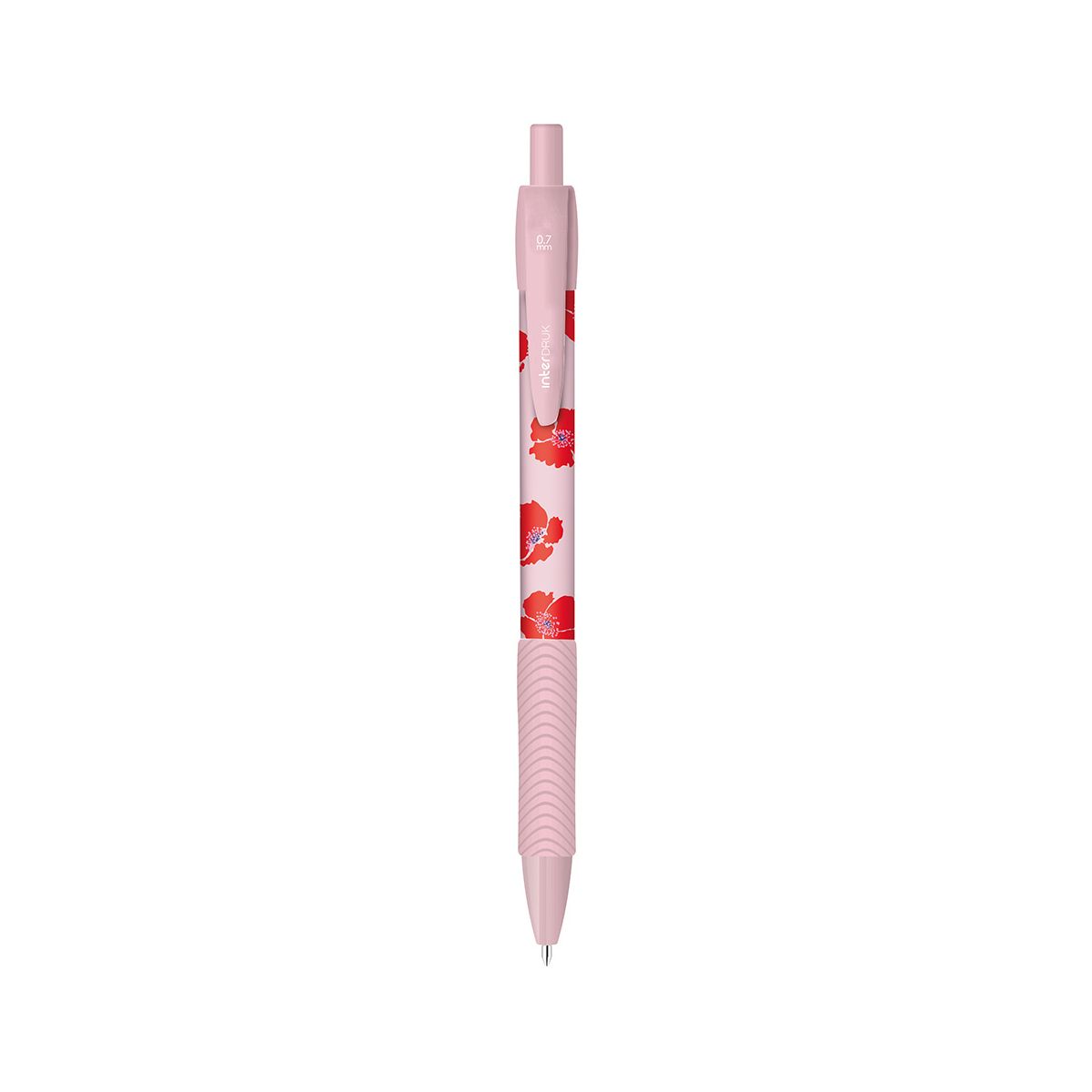 Długopis wymazywalny TUTTO BELLO z  gripem niebieski 0,7mm Interdruk (żelowy)