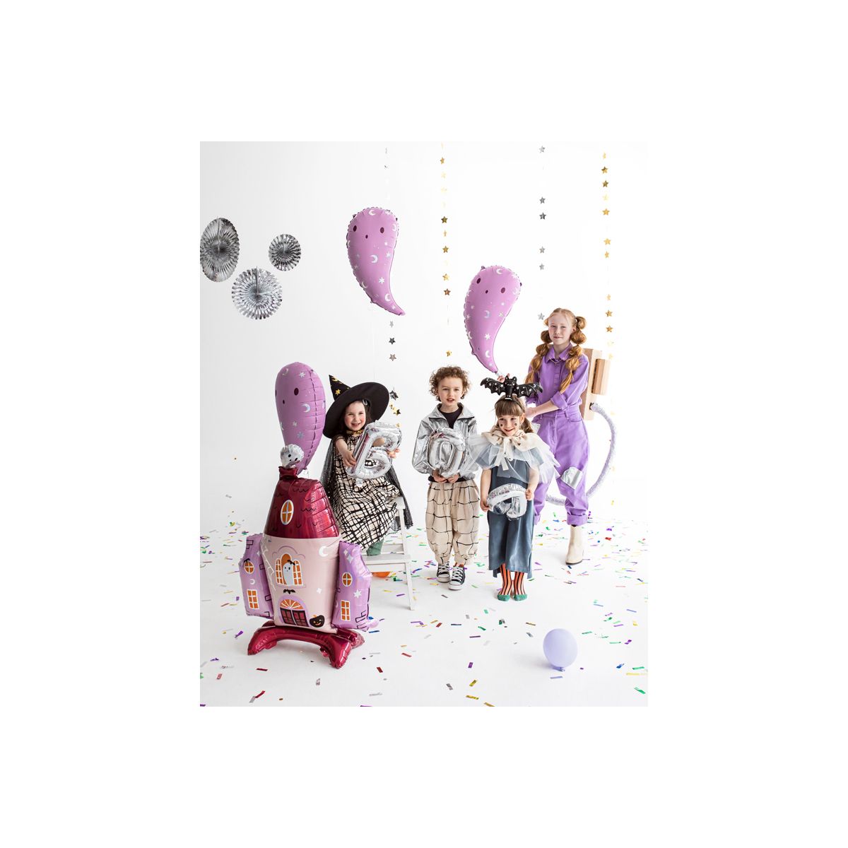 Balon foliowy Partydeco Nawiedzony Dom, 89,5x116,5 cm 37,5cal (FB145)