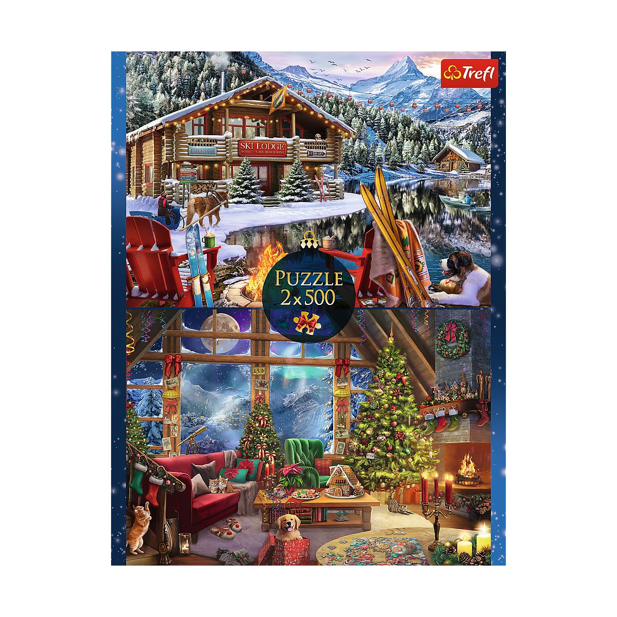 Puzzle Xmass Święta w górach Trefl (37540)