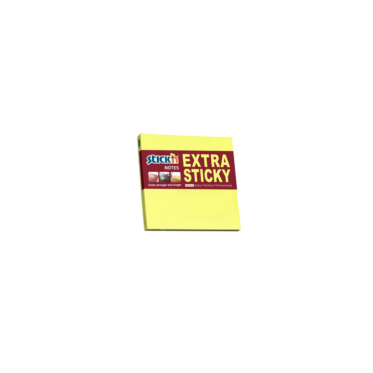 Notes samoprzylepny (karteczki) Stick'n żółty 90k [mm:] 76x76 (21670)