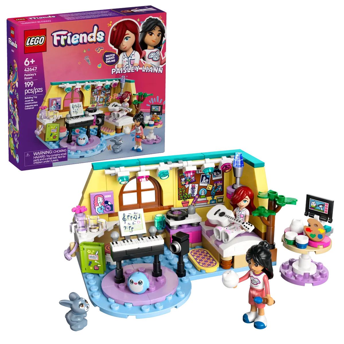 Klocki konstrukcyjne Lego Friends Pokój Paisley (42647)