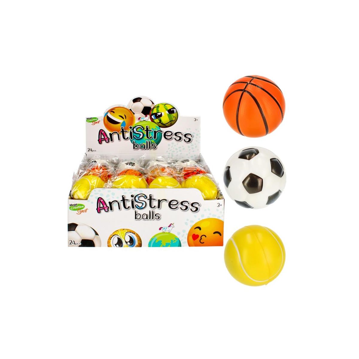 Piłeczka Mega Creative 7cm Sport (459749)