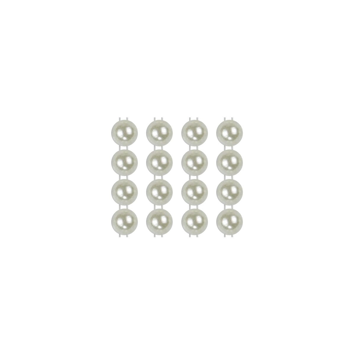 Perełki Titanum Craft-Fun Series samoprzylepne białe (X105)
