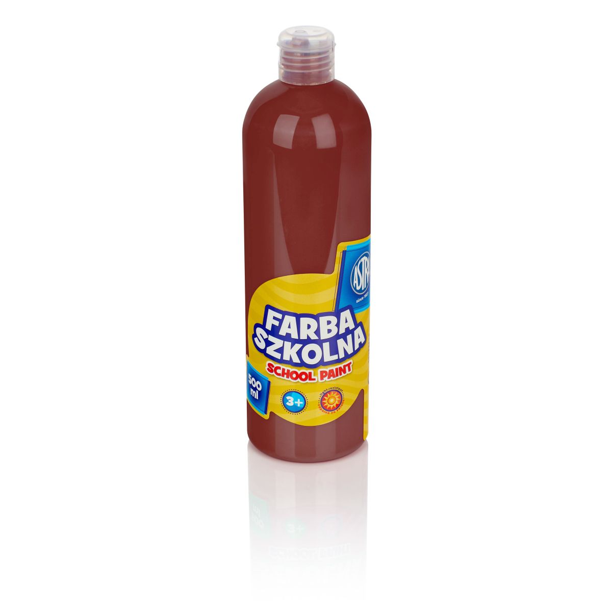 Farby plakatowe Astra kolor: brązowy 500ml 1 kolor. (301109006)