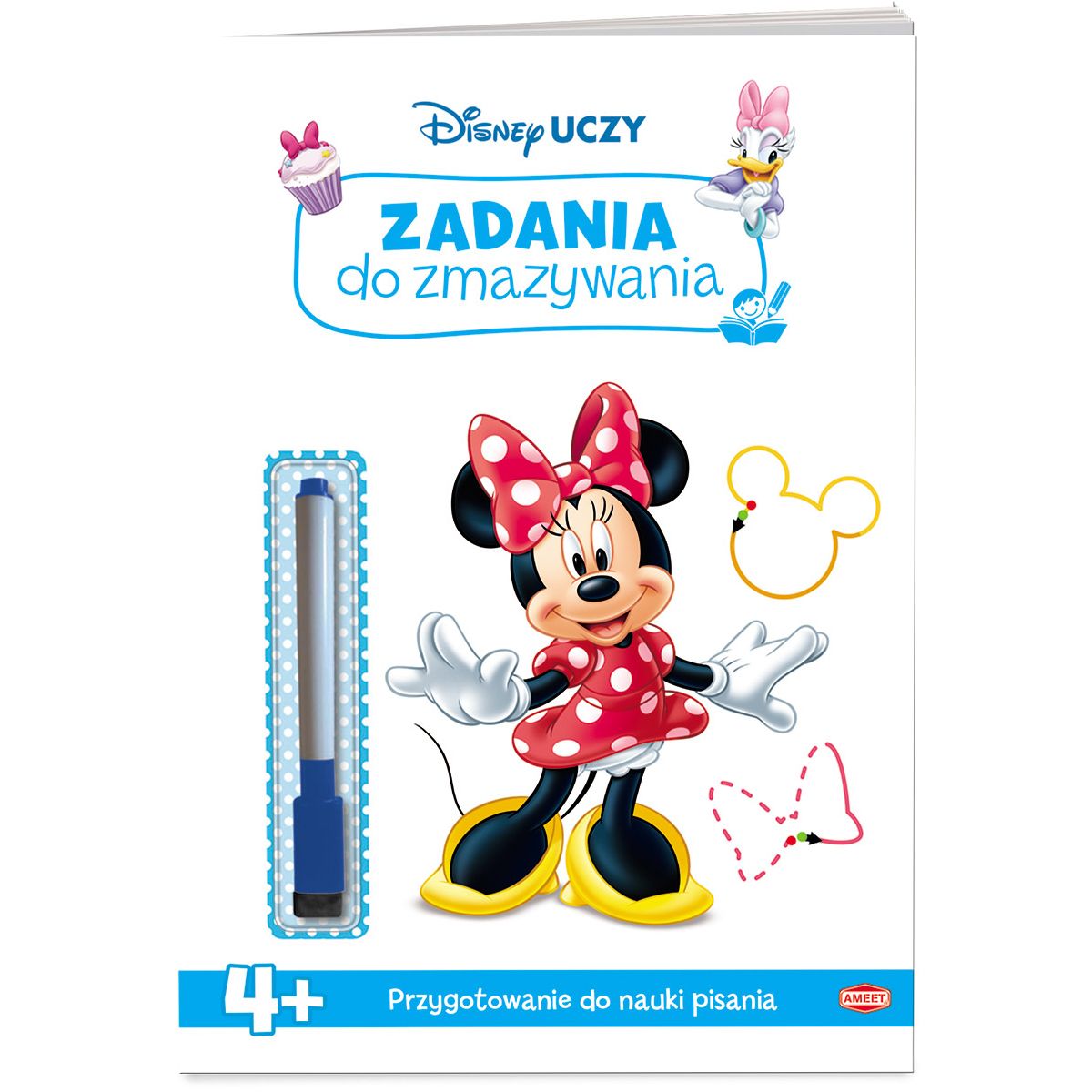 Książka dla dzieci Ameet Disney Uczy. Minnie. Zadania do zmazywania