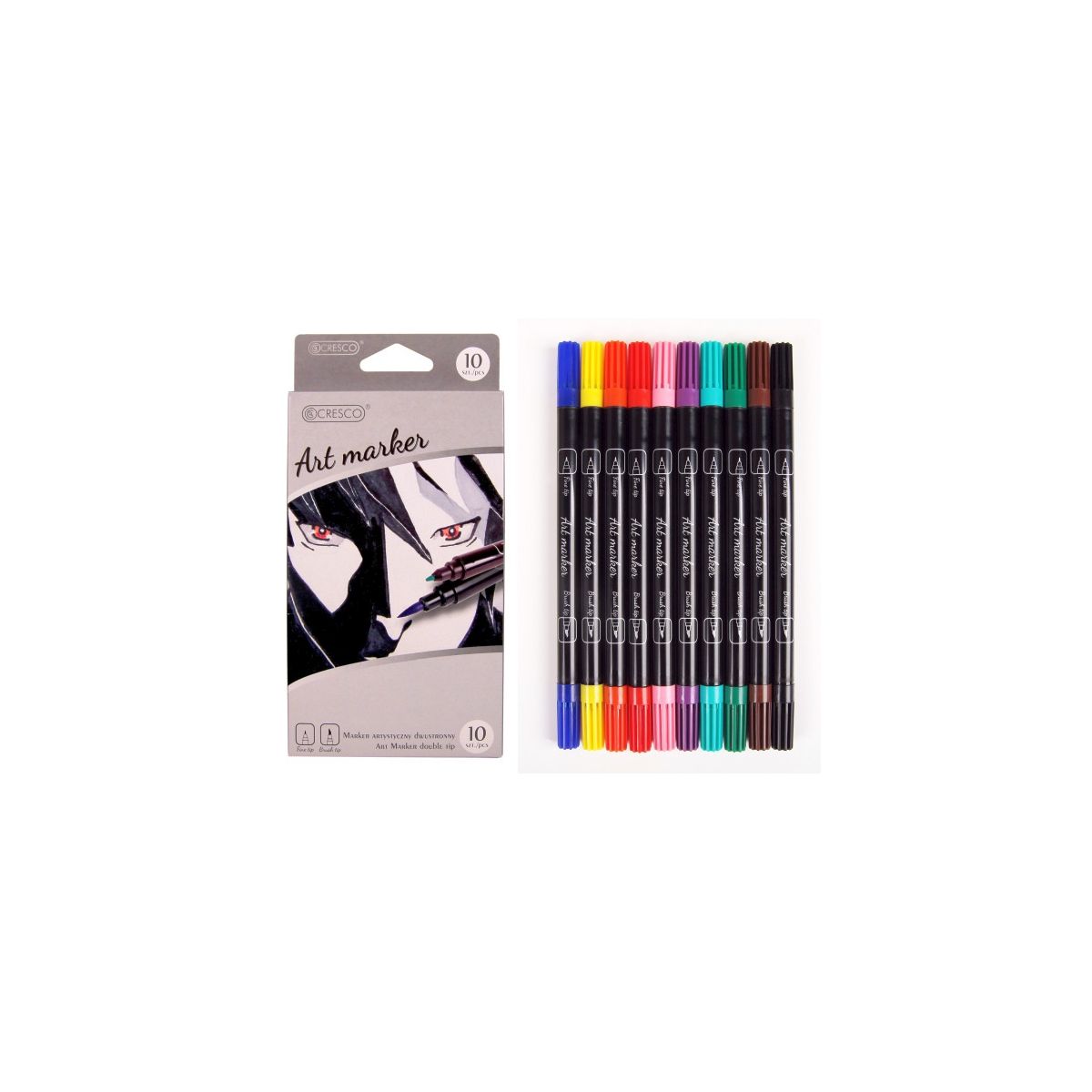 Marker specjalistyczny Cresco mix okrągła końcówka (212300)