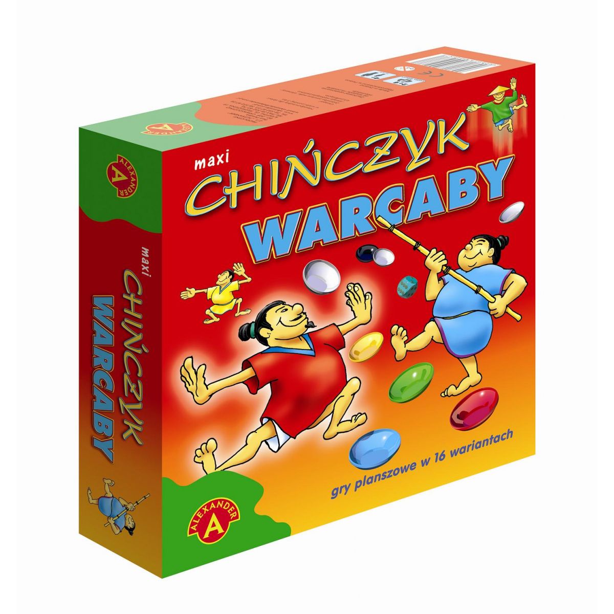 Gra planszowa Alexander Chińczyk - Warcaby Maxi