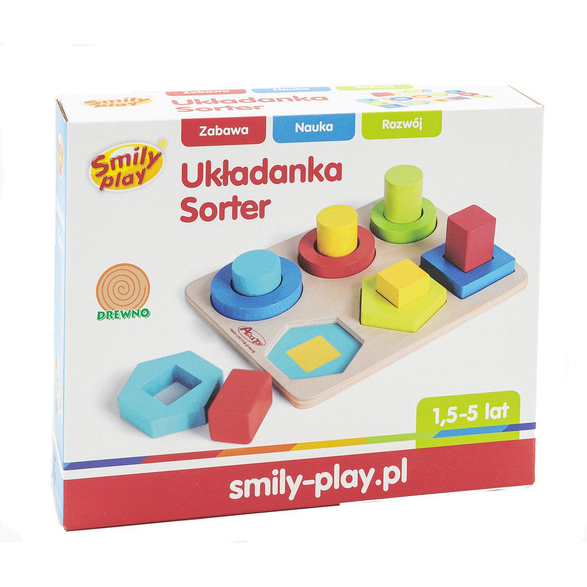 Zabawka edukacyjna sorter układanka Smily Play (AC7666  AN01)