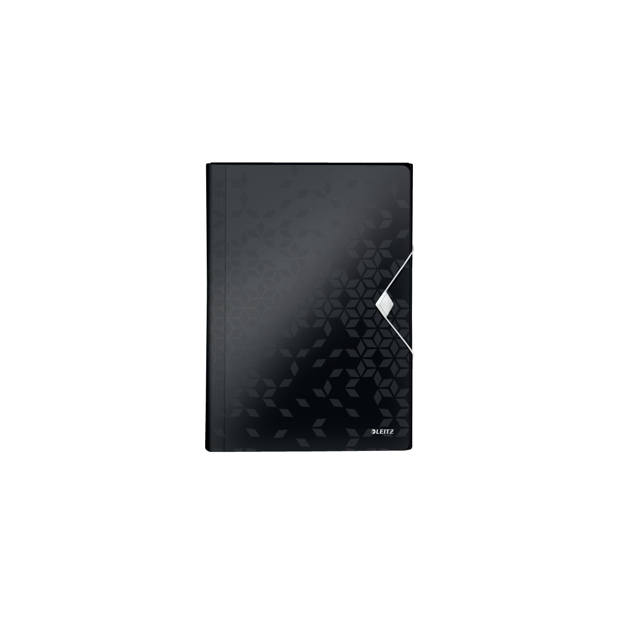 Teczka z przegródkami Leitz Wow A4 kolor: czarna 6 przegródek (45890095)