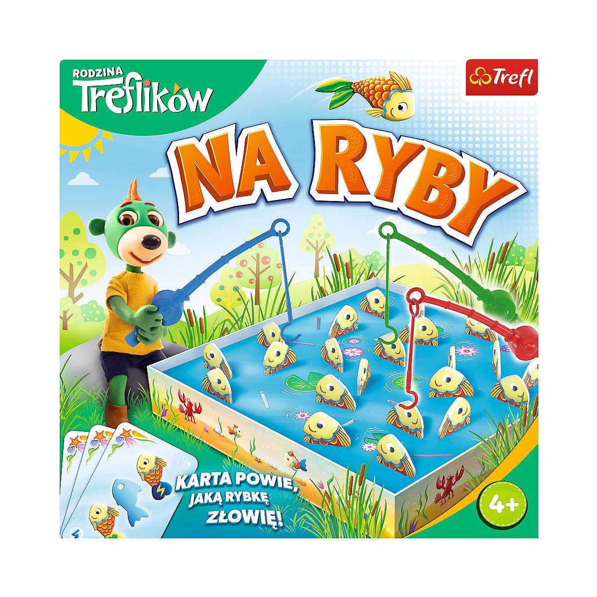 Gra planszowa Trefl Rodzina Treflików Trefliki Na Ryby Na ryby (01963)