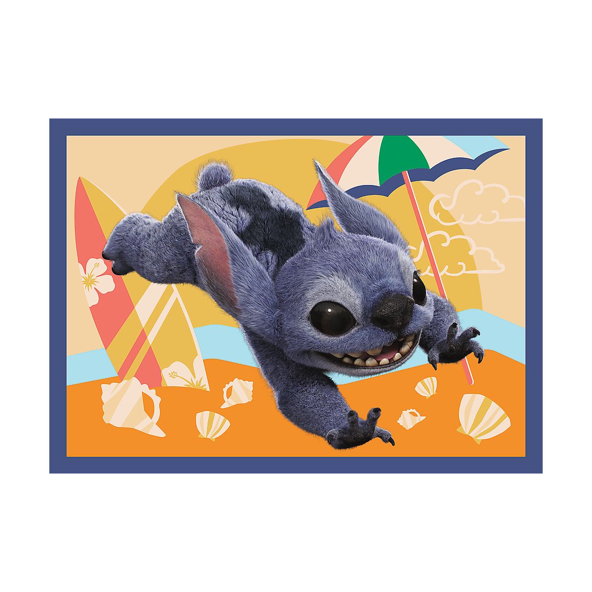 Puzzle Stitch Wakacje na Hawajach 4w1 el. Trefl (34666)