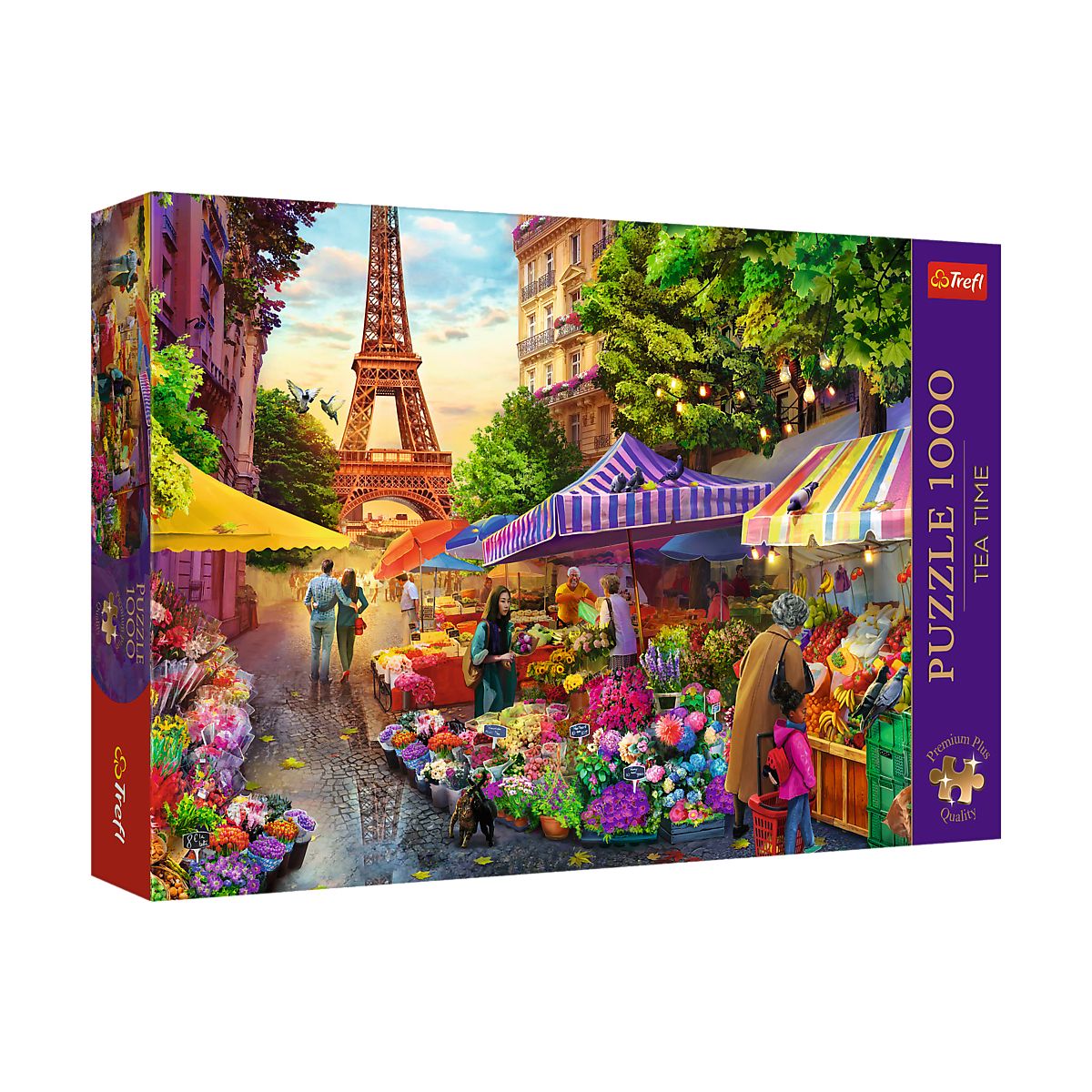 Puzzle Trefl Premium Plus Targ kwiatowy 1000 el. (10799)